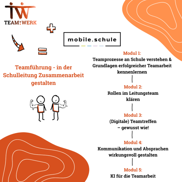 Event-Flyer für die Online-Reihe bei mobile.schule