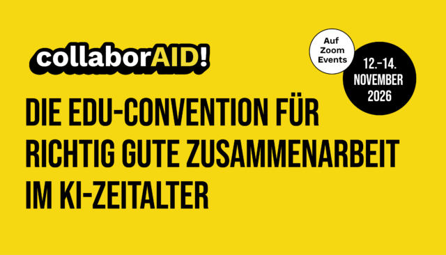 Werbebanner für das Event CollaborAID!